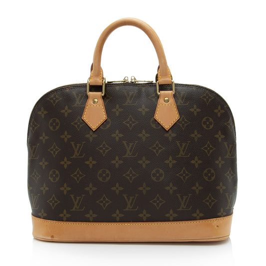 Louis Vuitton Vintage Monogram Canvas Alma PM Satchel (SHF-Z8pdA9)