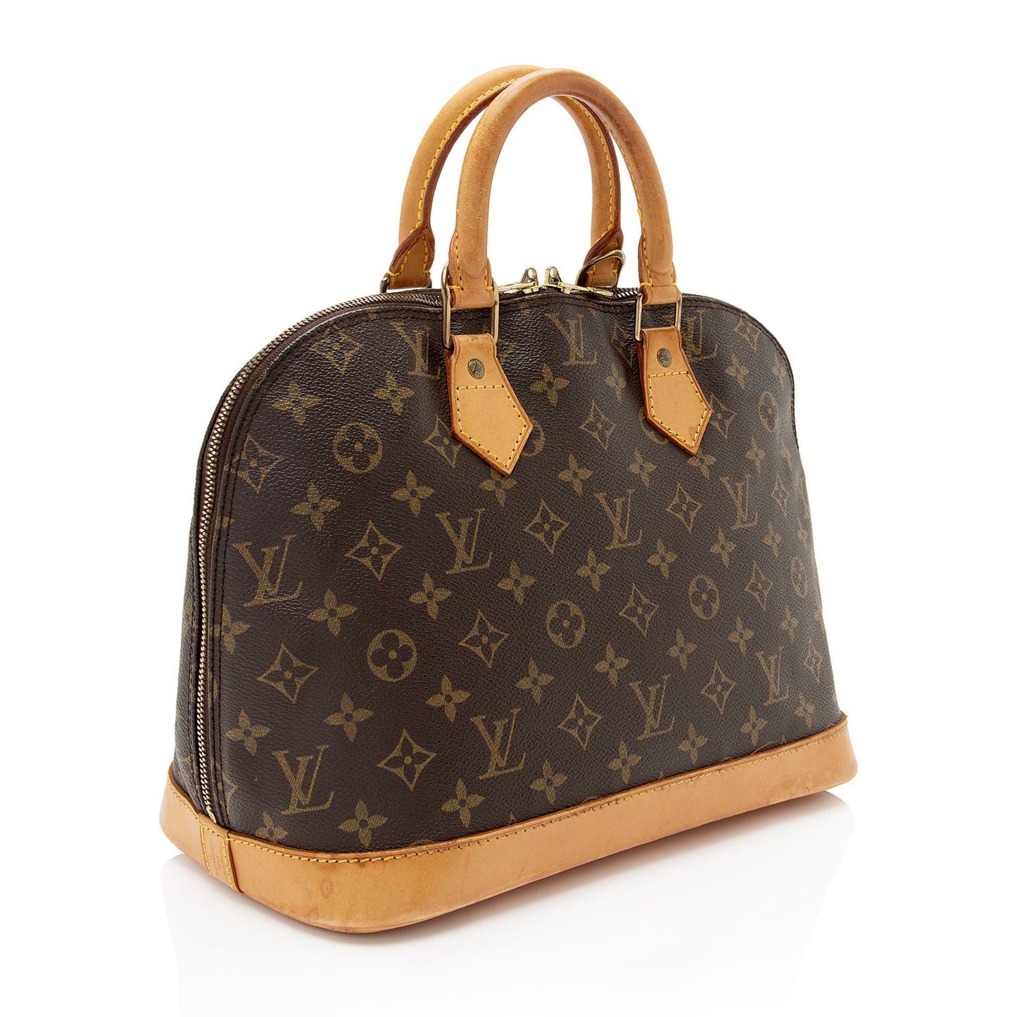 Louis Vuitton Vintage Monogram Canvas Alma PM Satchel (SHF-ooFAm7)