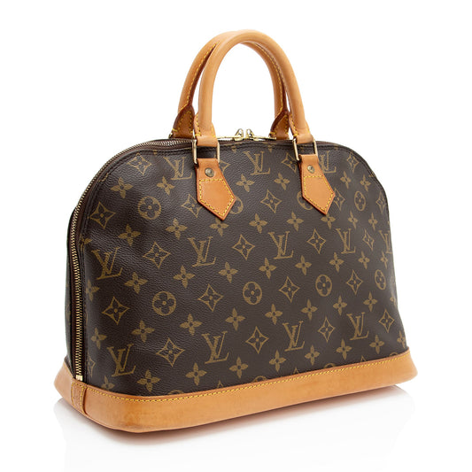 Louis Vuitton Vintage Monogram Canvas Alma PM Satchel (SHF-buzy8O)