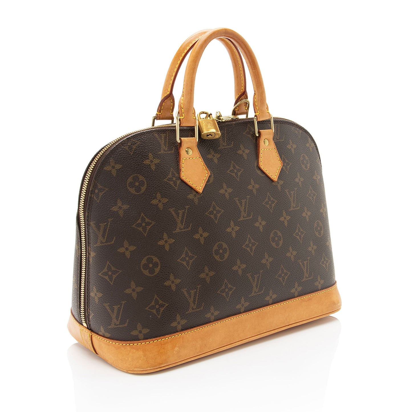 Louis Vuitton Vintage Monogram Canvas Alma PM Satchel (SHF-lsStEB)