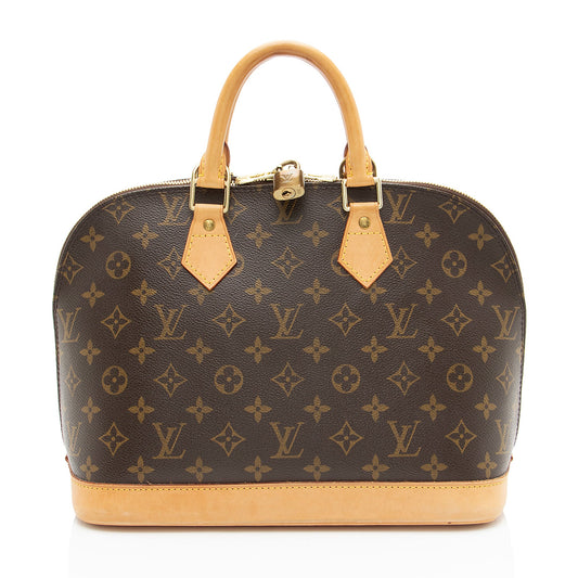 Louis Vuitton Vintage Monogram Canvas Alma PM Satchel