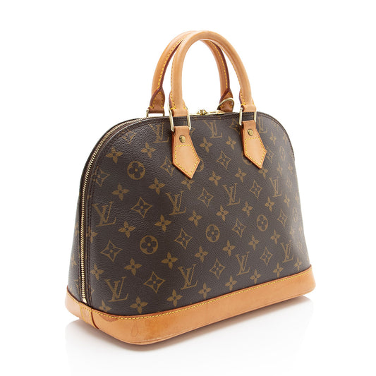 Louis Vuitton Vintage Monogram Canvas Alma PM Satchel