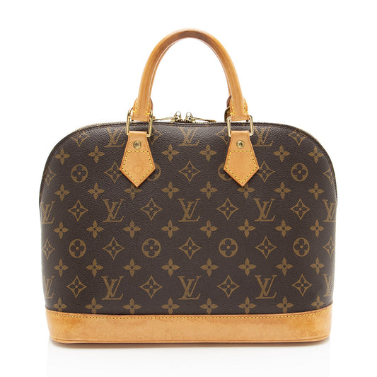 Louis Vuitton Vintage Monogram Canvas Alma PM Satchel