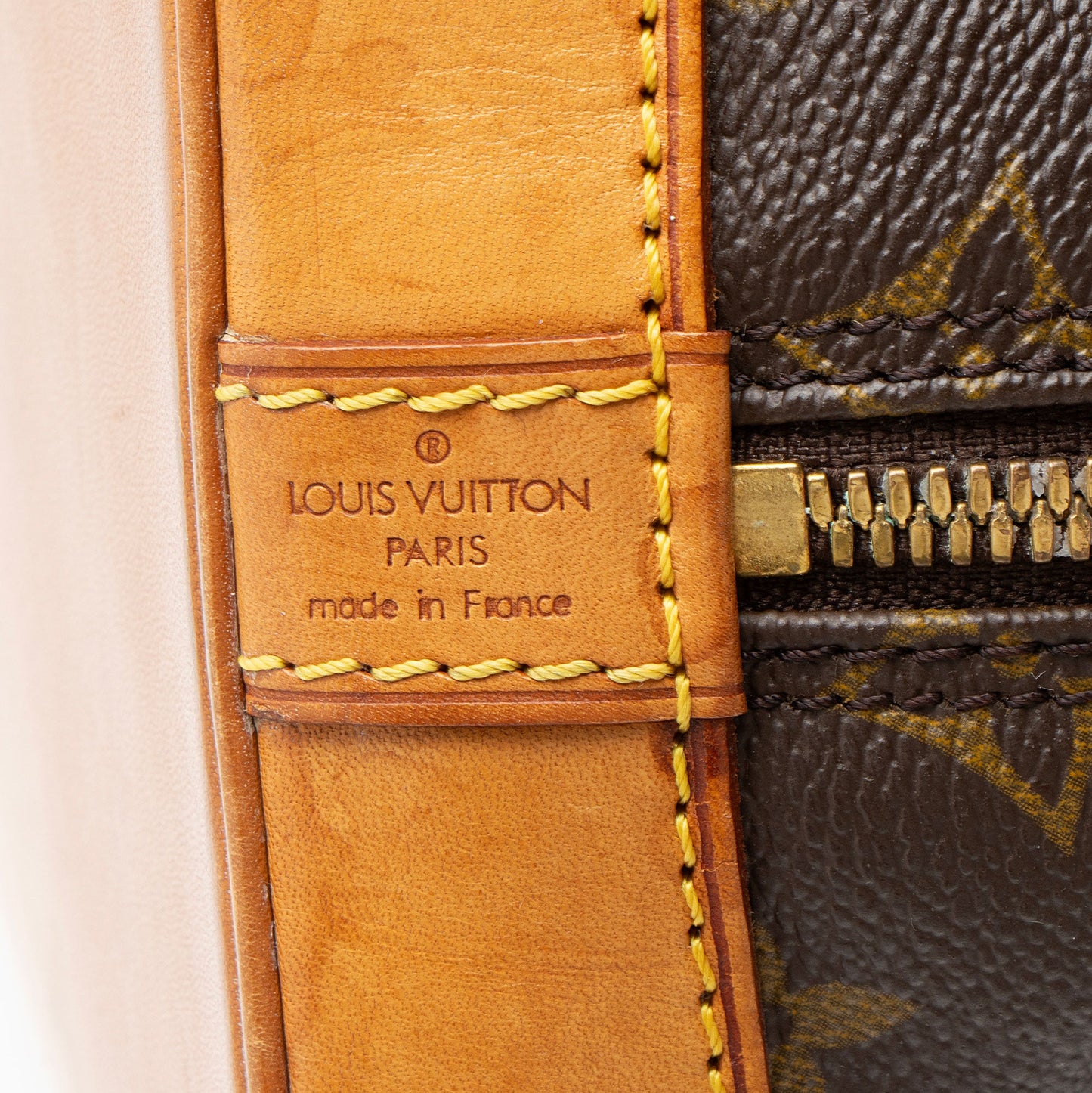 Louis Vuitton Vintage Monogram Canvas Alma PM Satchel