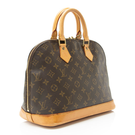 Louis Vuitton Vintage Monogram Canvas Alma PM Satchel