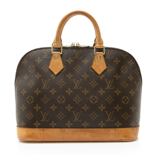 Louis Vuitton Vintage Monogram Canvas Alma PM Satchel