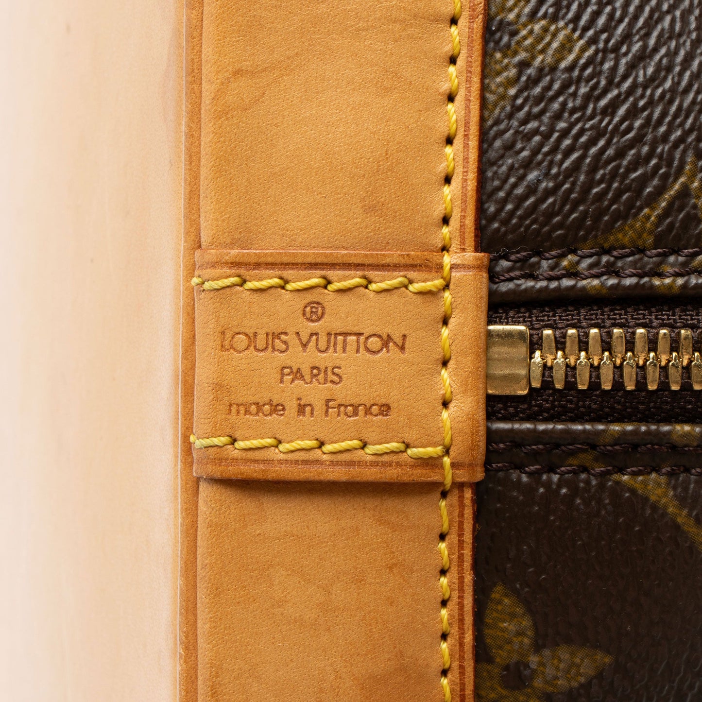 Louis Vuitton Vintage Monogram Canvas Alma PM Satchel