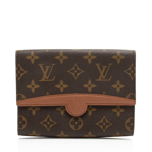 Louis Vuitton Vintage Monogram Canvas Arche Clutch