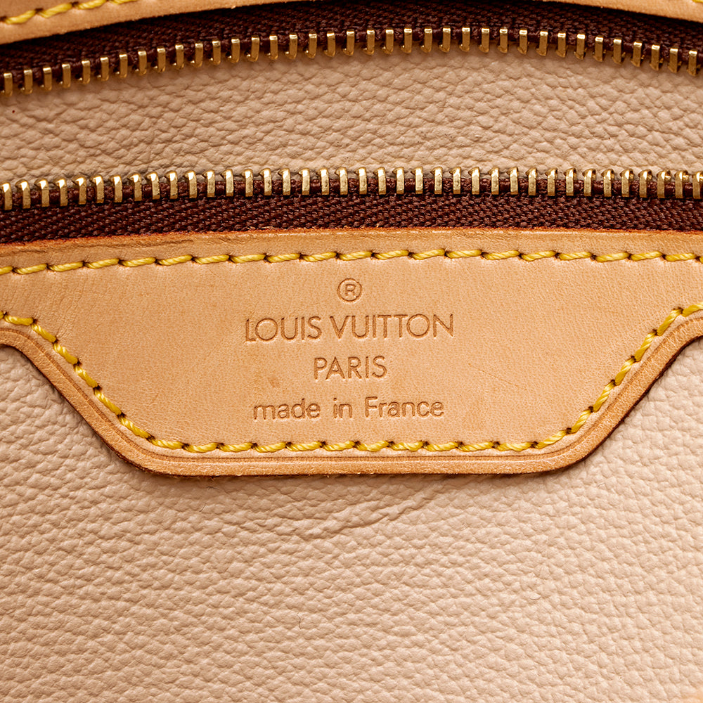 Louis Vuitton Vintage Monogram Canvas Bucket GM Tote (SHF-21446)