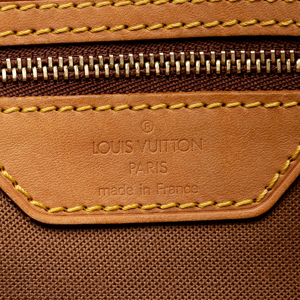 Louis Vuitton Vintage Monogram Canvas Cabas Mezzo Tote (SHF-15447)