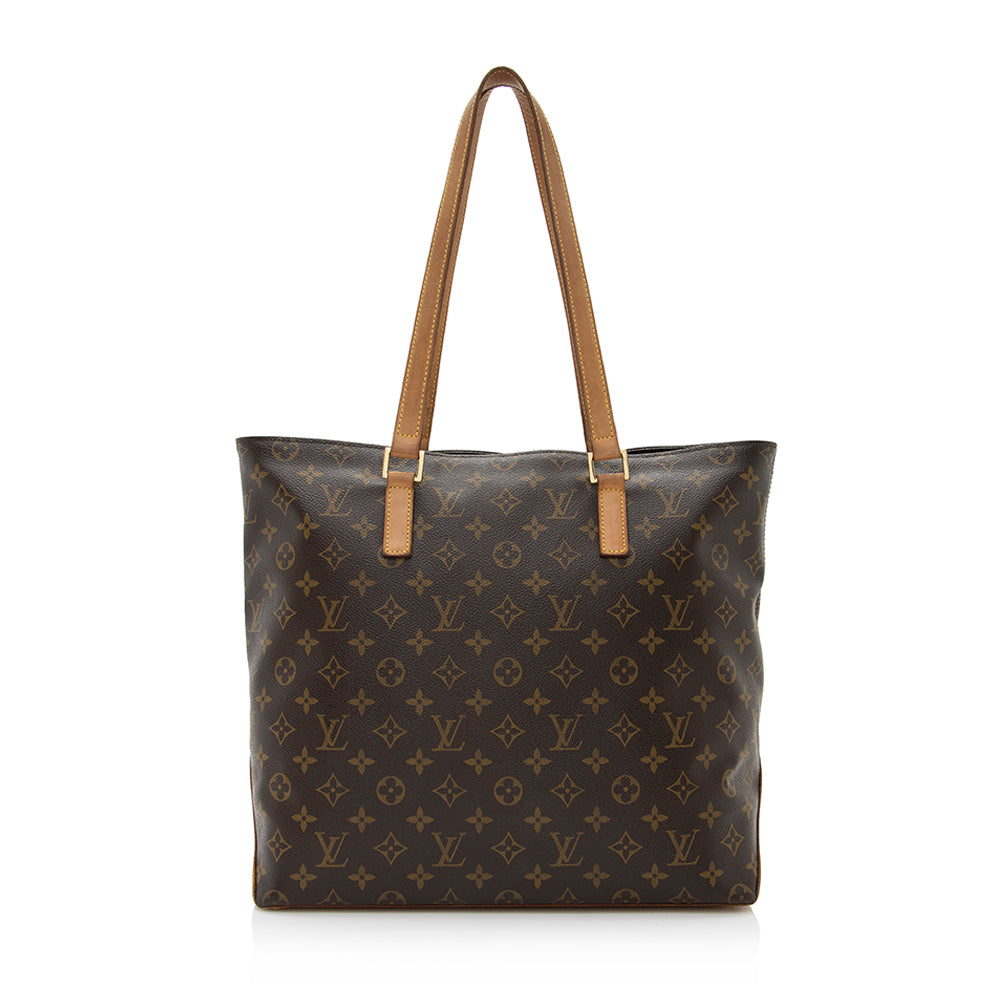 Louis Vuitton Vintage Monogram Canvas Cabas Mezzo Tote (SHF-21400)