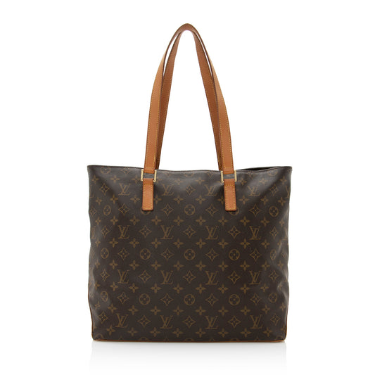 Louis Vuitton Vintage Monogram Canvas Cabas Mezzo Tote (SHF-22165)