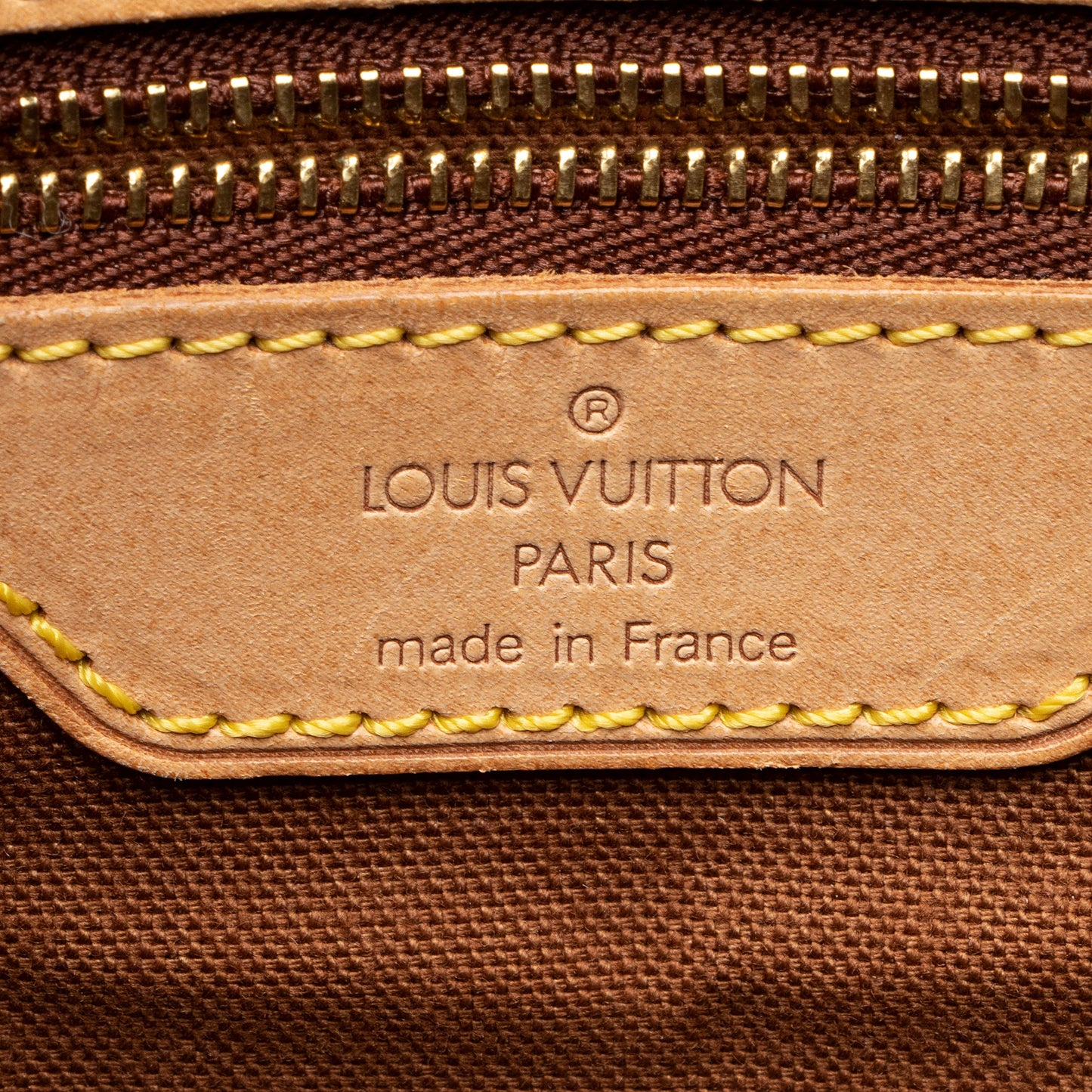 Louis Vuitton Vintage Monogram Canvas Cabas Mezzo Tote (SHF-22165)