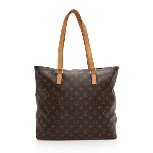 Louis Vuitton Vintage Monogram Canvas Cabas Mezzo Tote (SHF-DSh8in)