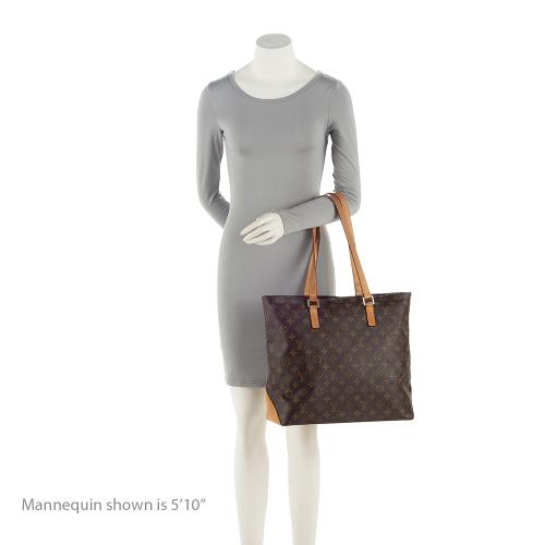 Louis Vuitton Vintage Monogram Canvas Cabas Mezzo Tote (SHF-DSh8in)