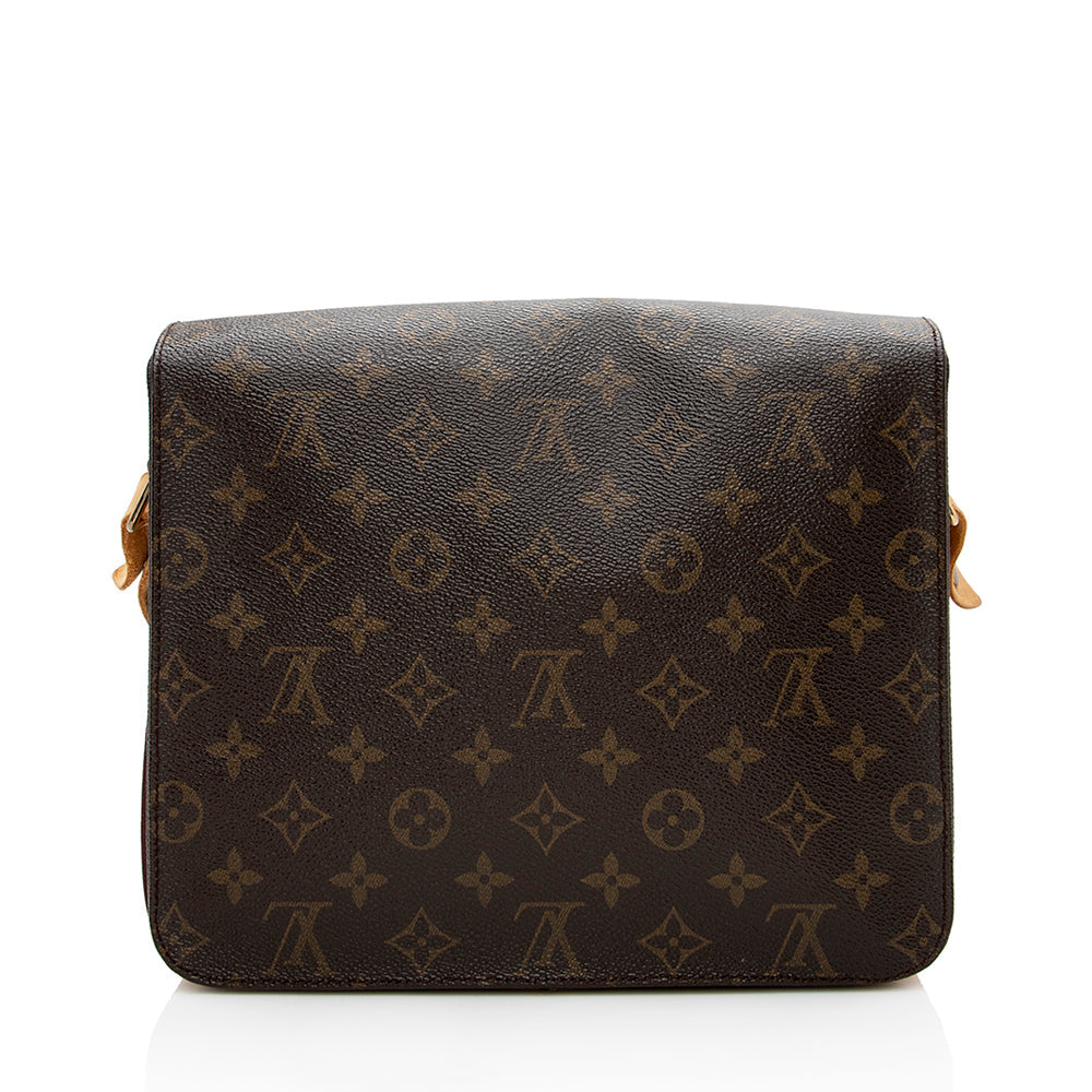 Louis Vuitton Vintage Monogram Canvas Cartouchiere GM Shoulder Bag -  (SHF-16651)