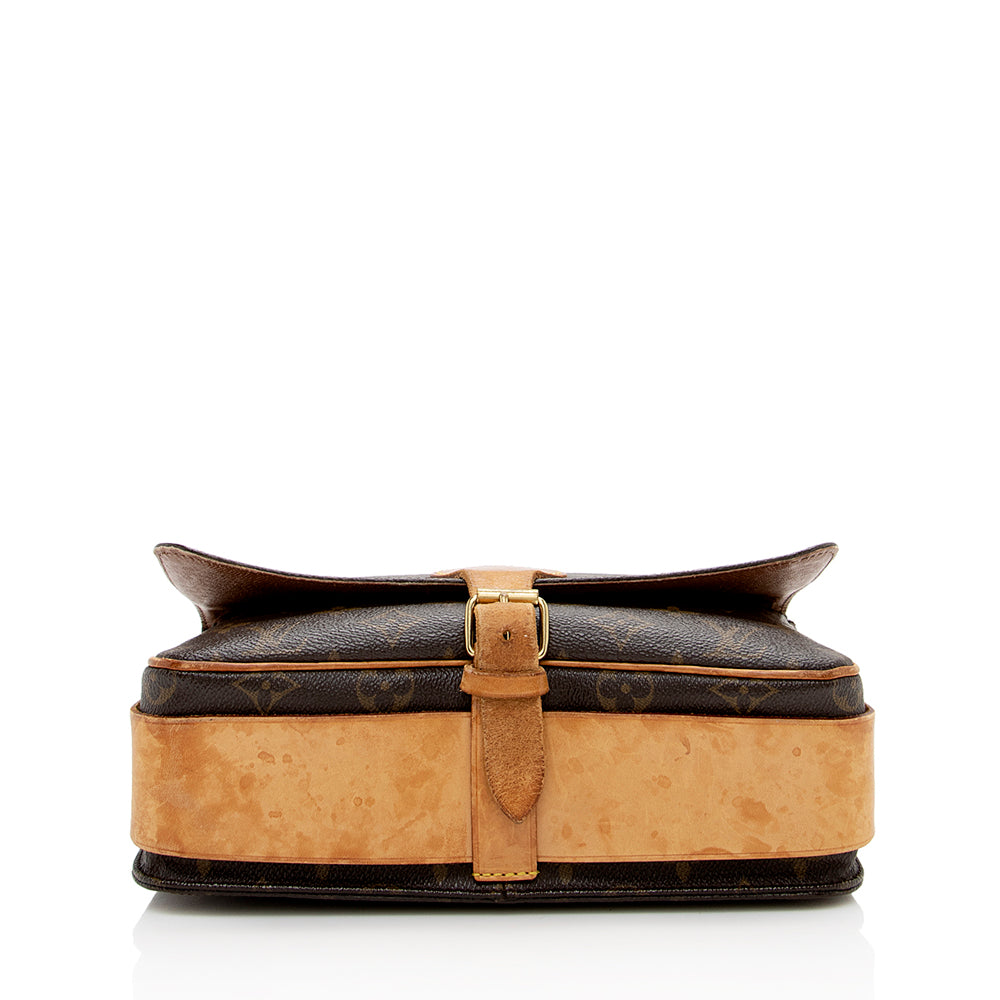 Louis Vuitton Vintage Monogram Canvas Cartouchiere GM Shoulder Bag -  (SHF-16651)
