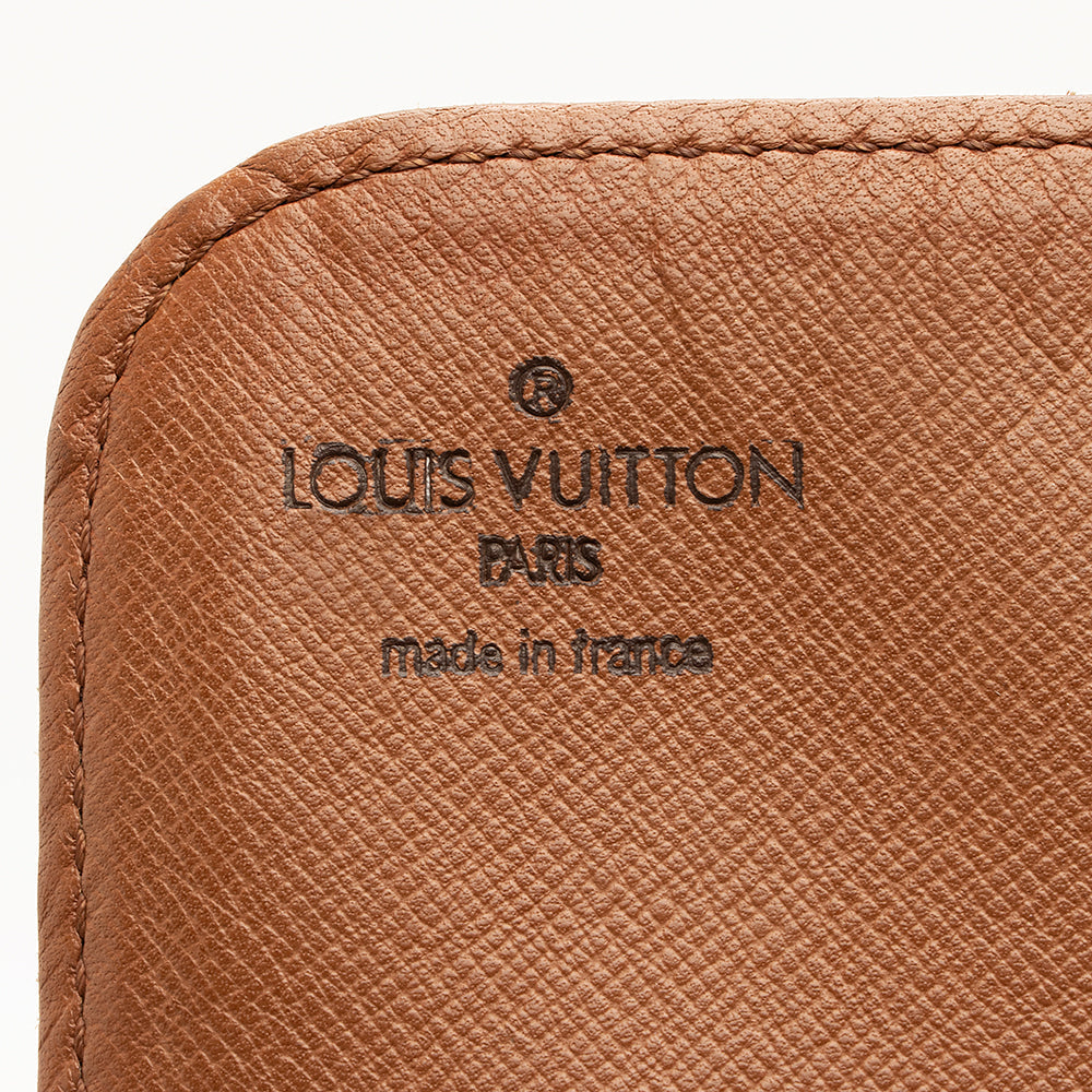 Louis Vuitton Vintage Monogram Canvas Cartouchiere GM Shoulder Bag (SHF-18902)