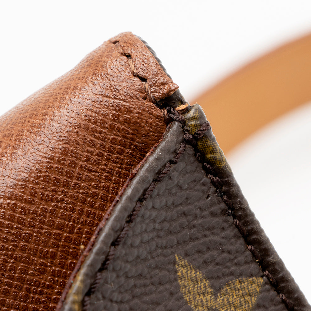 Louis Vuitton Vintage Monogram Canvas Cartouchiere GM Shoulder Bag (SHF-21303)