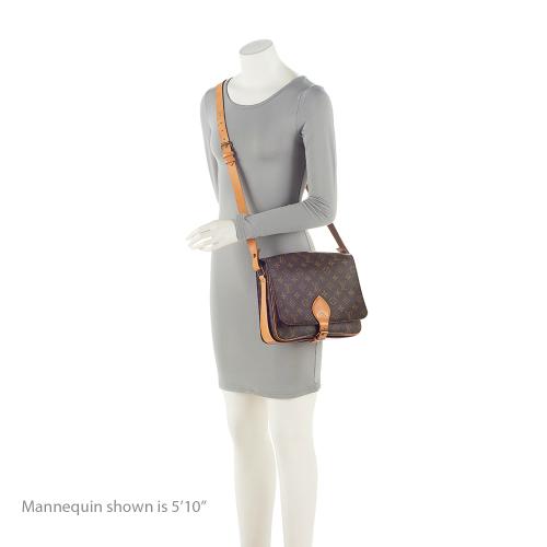 Louis Vuitton Vintage Monogram Canvas Cartouchiere GM Shoulder Bag (SHF-PPHKCM)