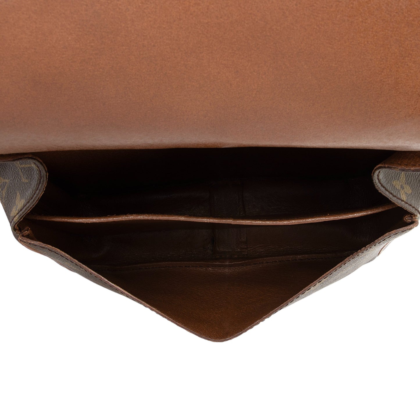 Louis Vuitton Vintage Monogram Canvas Cartouchiere GM Shoulder Bag (SHF-4wWmw7)
