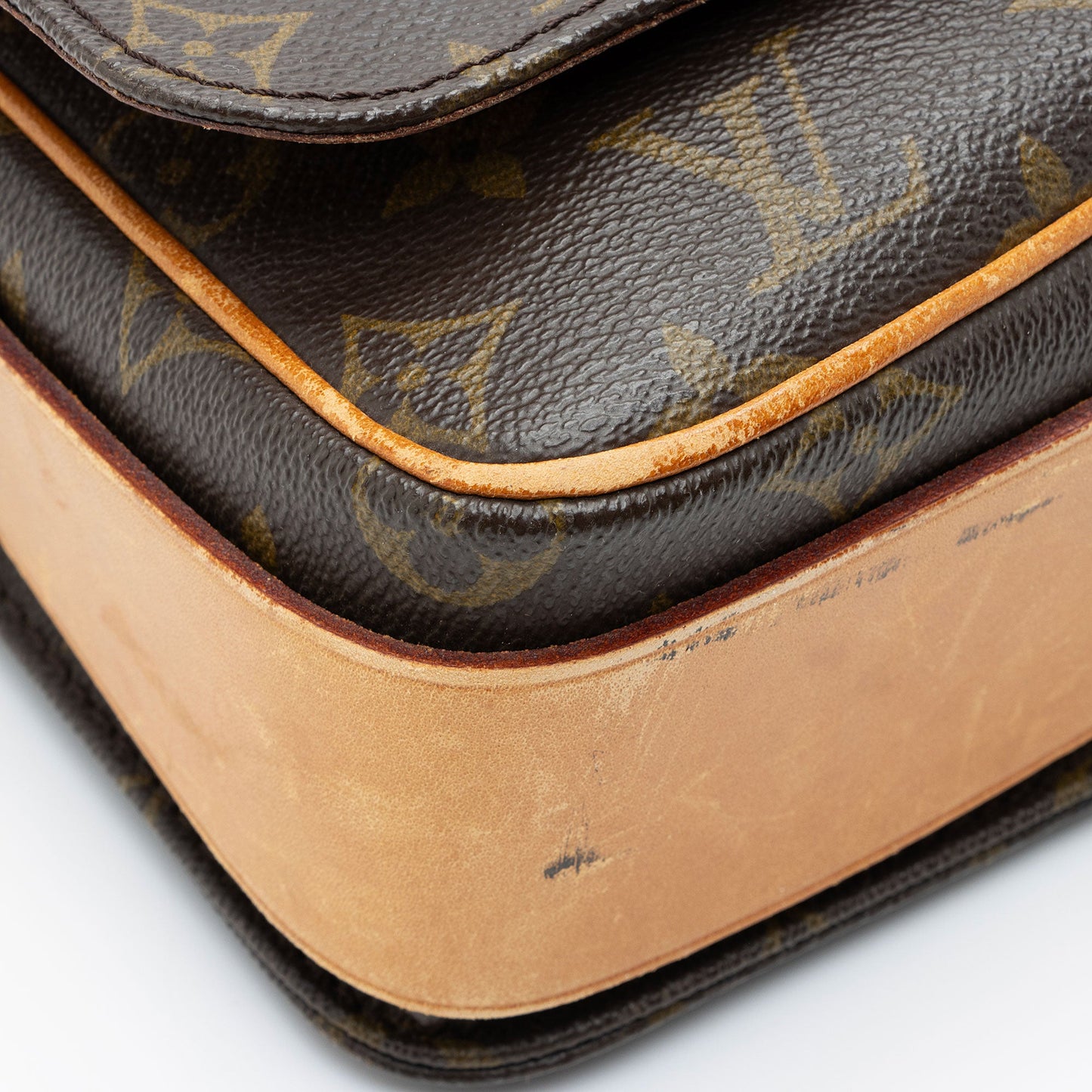 Louis Vuitton Vintage Monogram Canvas Cartouchiere GM Shoulder Bag