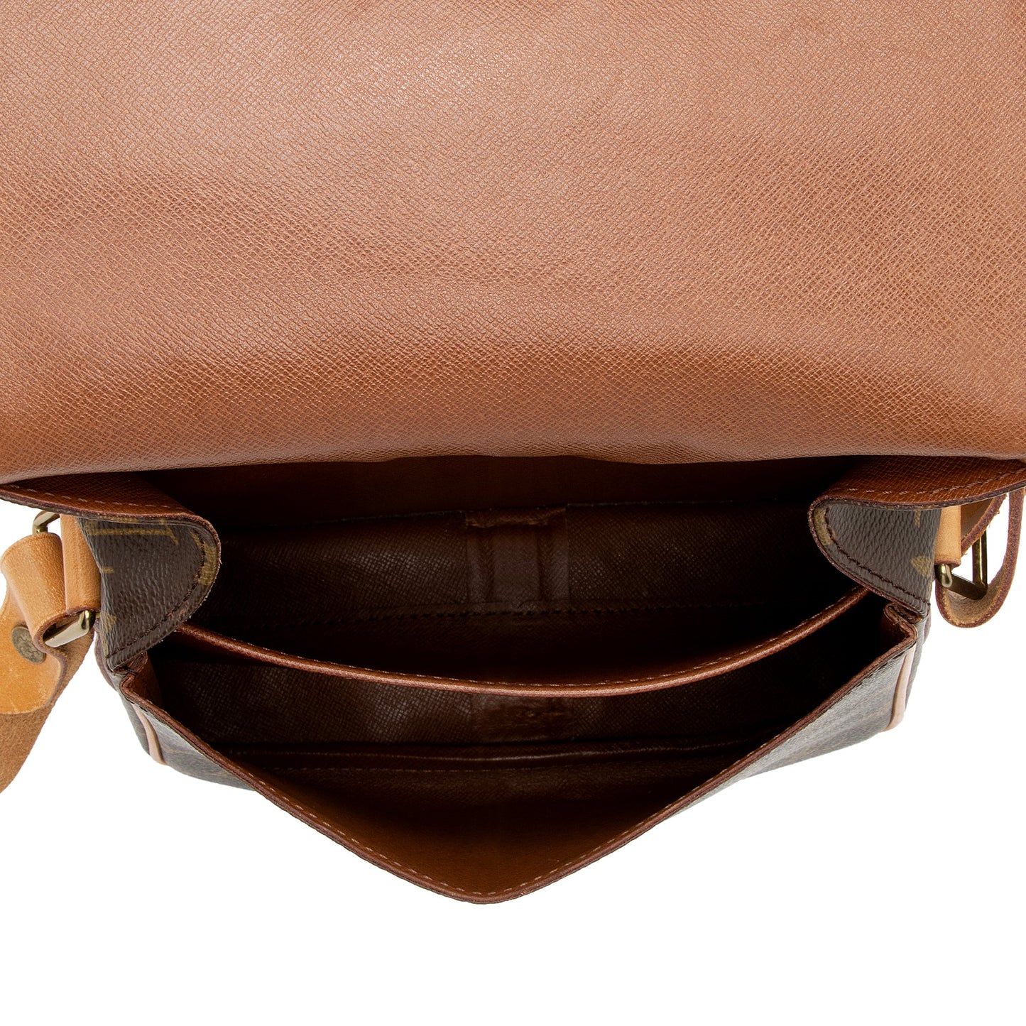 Louis Vuitton Vintage Monogram Canvas Cartouchiere MM Shoulder Bag (SHF-Ns6wrZ)