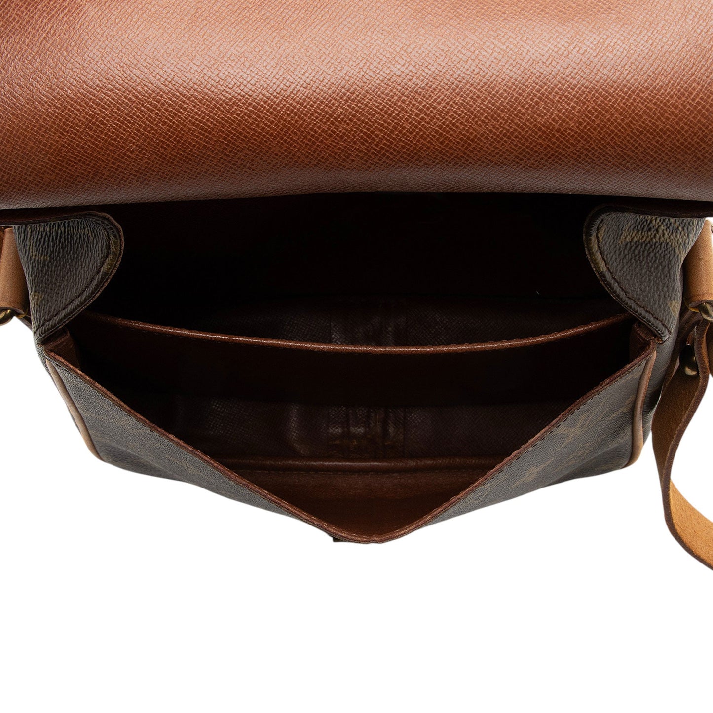 Louis Vuitton Vintage Monogram Canvas Cartouchiere MM Shoulder Bag