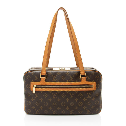 Louis Vuitton Vintage Monogram Canvas Cite GM Shoulder Bag (SHF-SIlMet)
