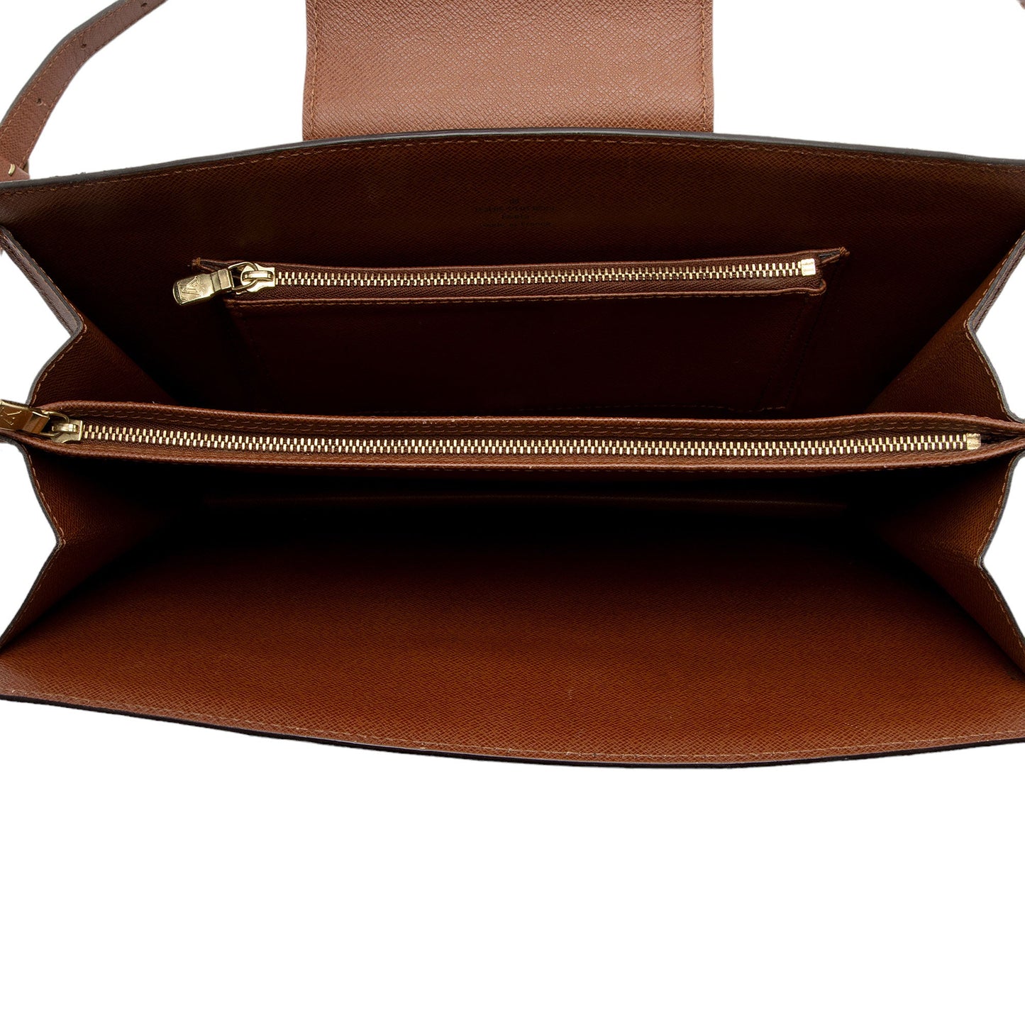 Louis Vuitton Vintage Monogram Canvas Courcelles Shoulder Bag (SHF-I2MY1k)