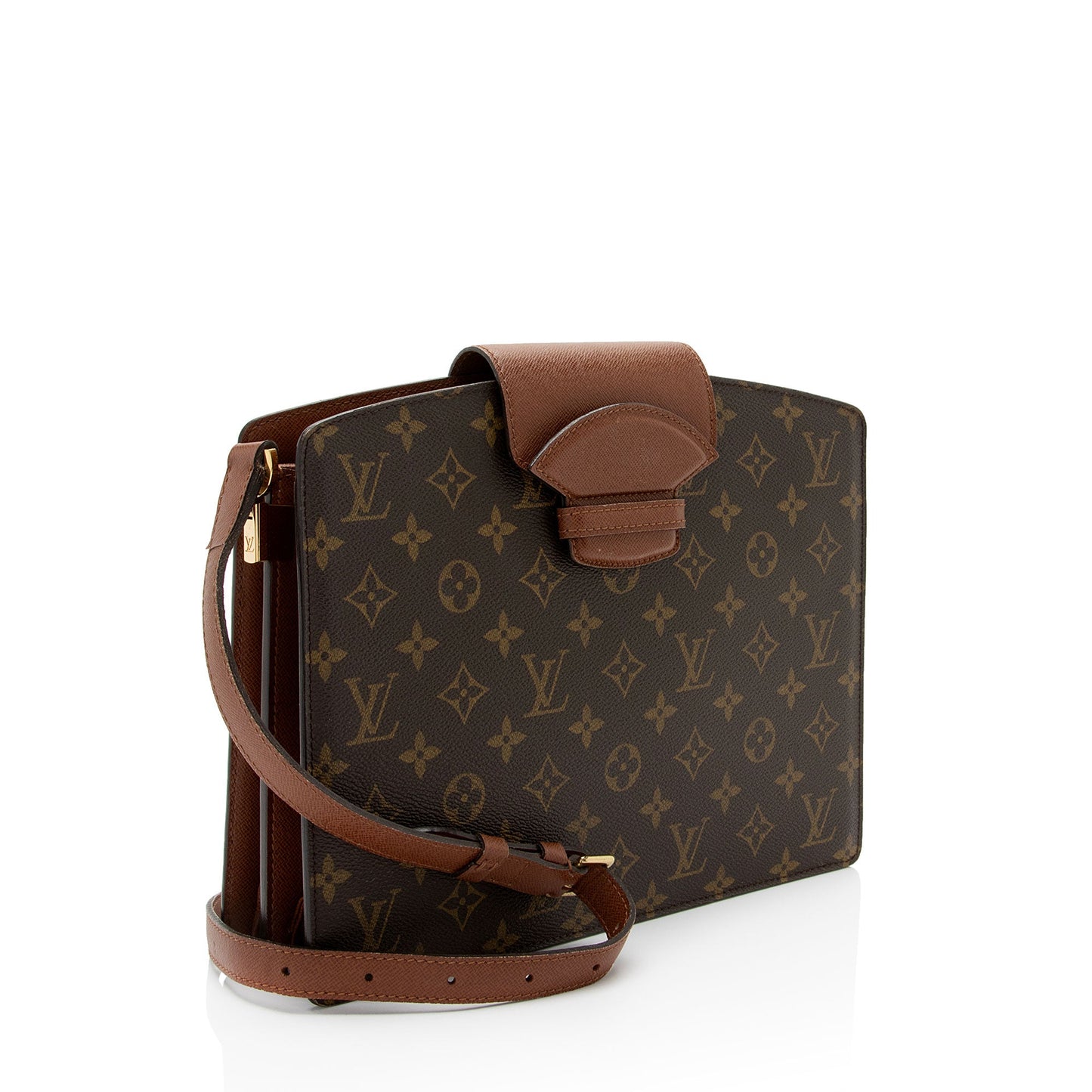 Louis Vuitton Vintage Monogram Canvas Courcelles Shoulder Bag (SHF-I2MY1k)