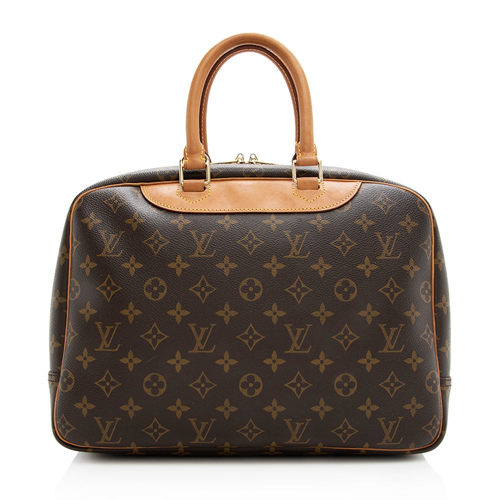 Louis Vuitton Vintage Monogram Canvas Deauville Satchel (SHF-19543)