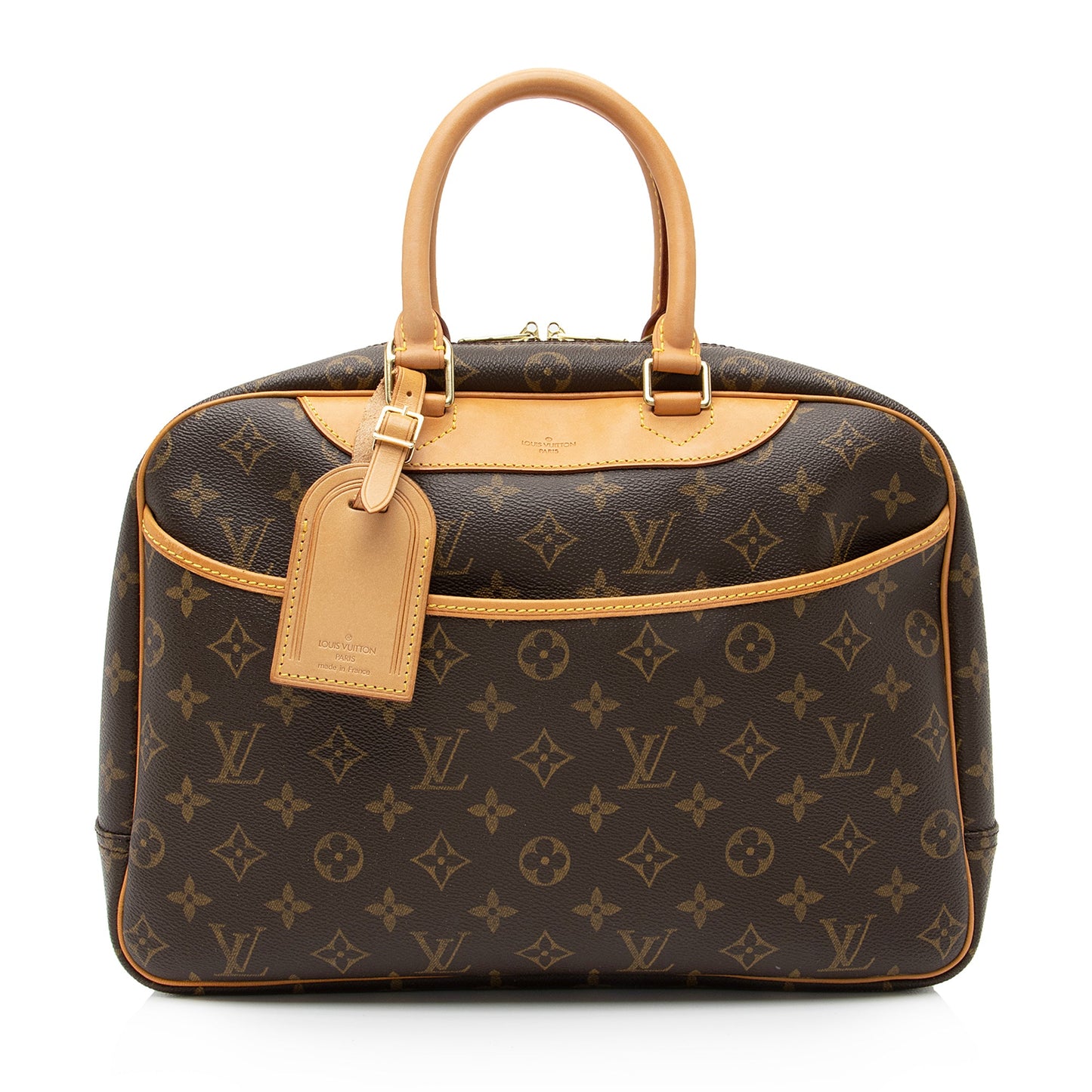 Louis Vuitton Vintage Monogram Canvas Deauville Satchel (SHF-23319)