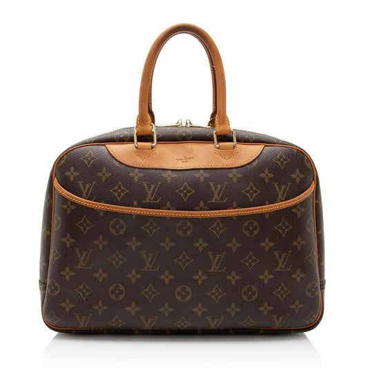 Louis Vuitton Vintage Monogram Canvas Deauville Satchel (SHF-Gr6OXR)