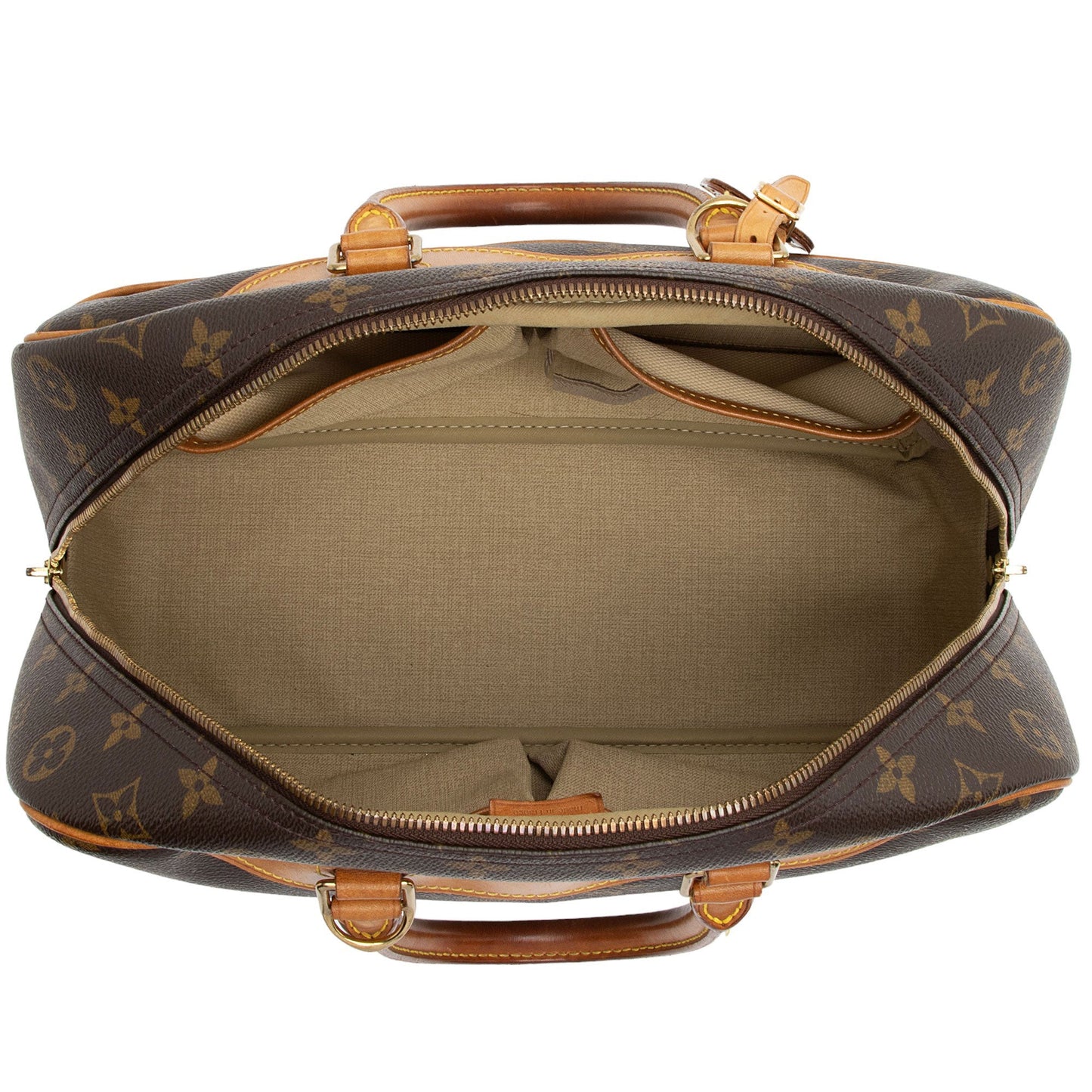 Louis Vuitton Vintage Monogram Canvas Deauville Satchel (SHF-JMcMDX)