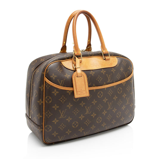 Louis Vuitton Vintage Monogram Canvas Deauville Satchel (SHF-JMcMDX)