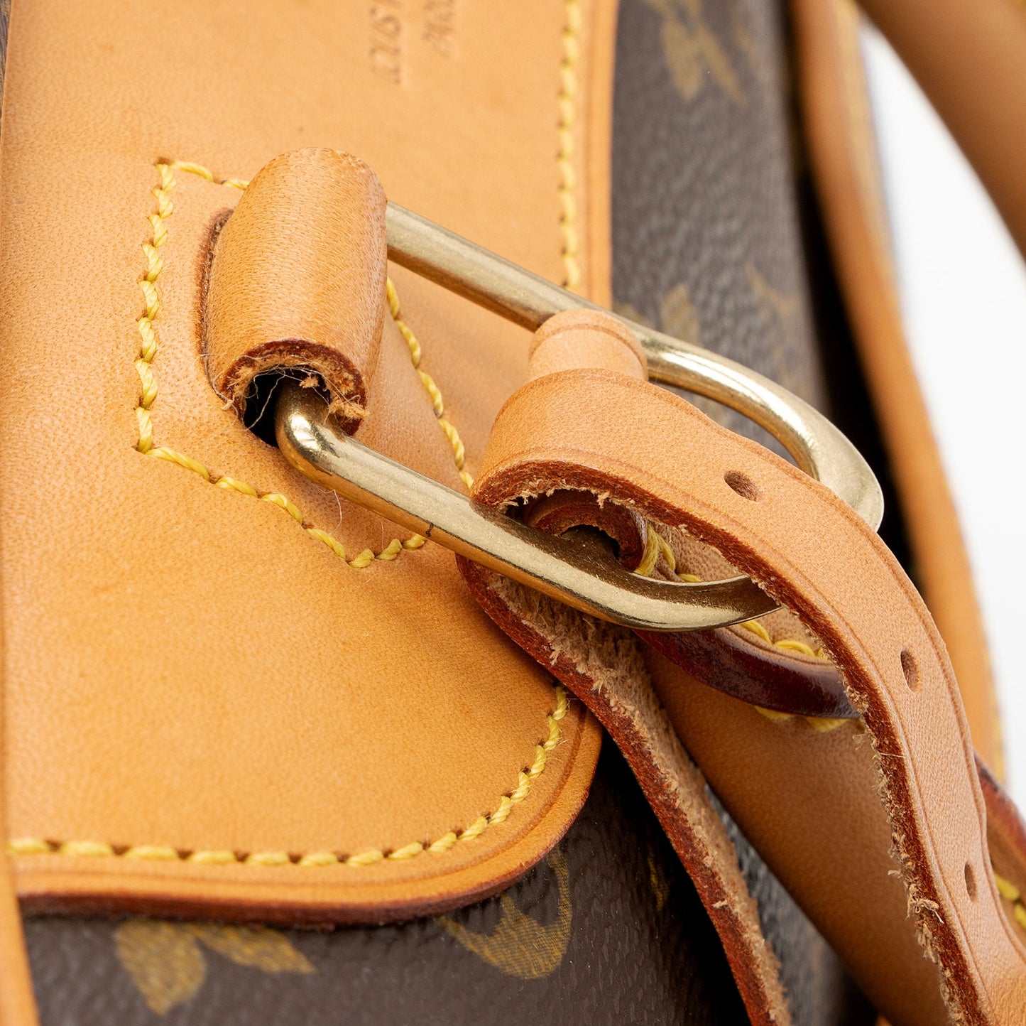 Louis Vuitton Vintage Monogram Canvas Deauville Satchel (SHF-dIho1k)