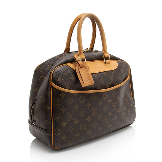 Louis Vuitton Vintage Monogram Canvas Deauville Satchel (SHF-pjOGg0)