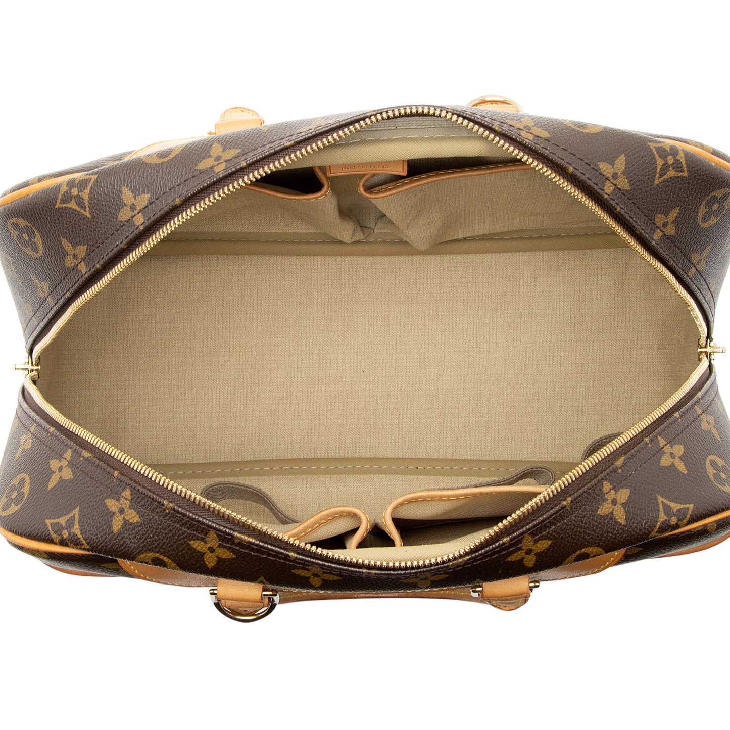 Louis Vuitton Vintage Monogram Canvas Deauville Satchel (SHF-4uDvMP)