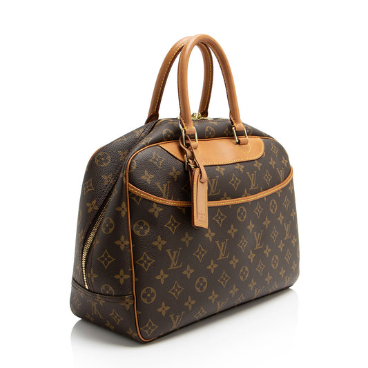 Louis Vuitton Vintage Monogram Canvas Deauville Satchel (SHF-SF3DA1)