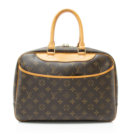 Louis Vuitton Vintage Monogram Canvas Deauville Satchel