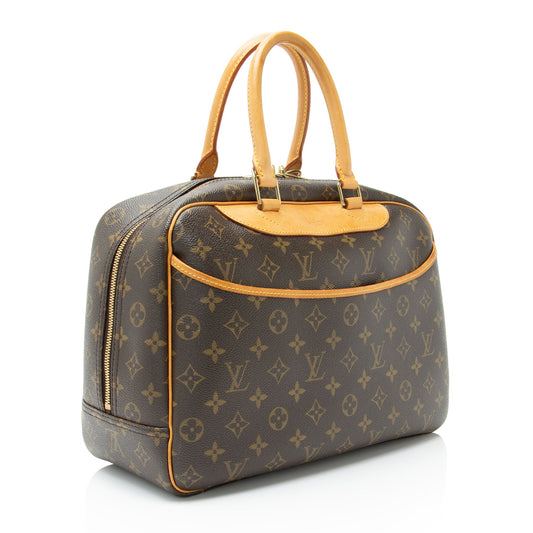 Louis Vuitton Vintage Monogram Canvas Deauville Satchel