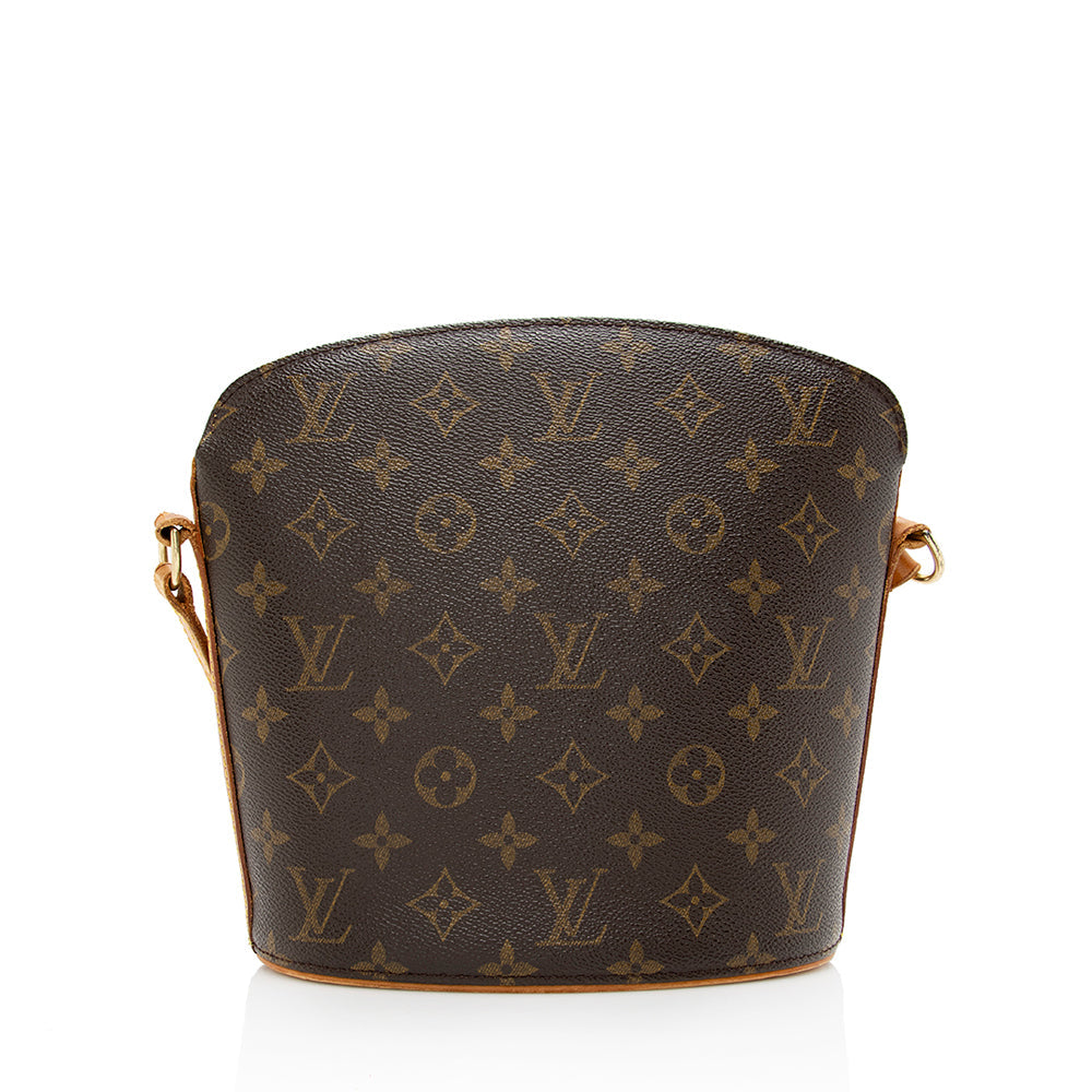 Louis Vuitton Vintage Monogram Canvas Drouot Shoulder Bag (SHF-18434)