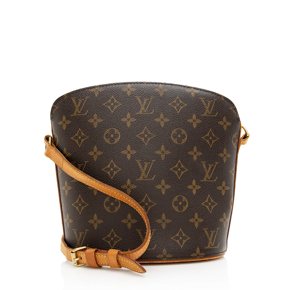 Louis Vuitton Vintage Monogram Canvas Drouot Shoulder Bag (SHF-18434)