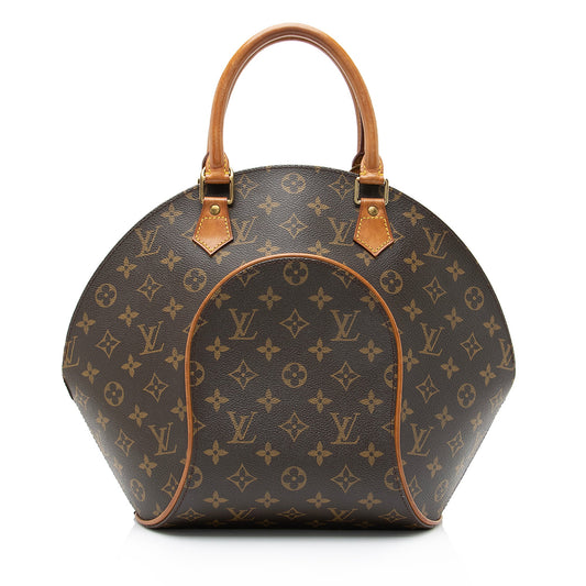Louis Vuitton Vintage Monogram Canvas Ellipse MM Satchel (SHF-23167)