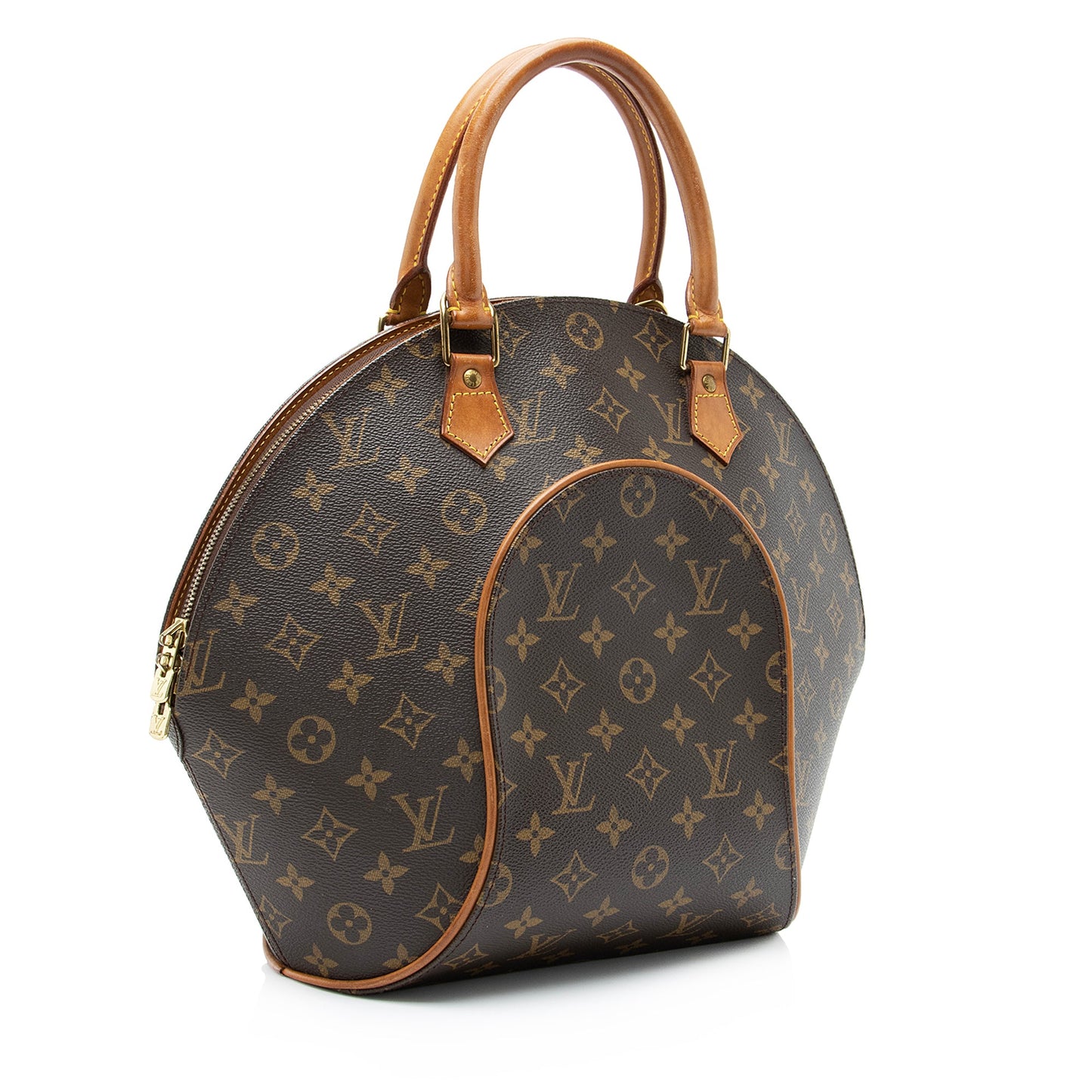Louis Vuitton Vintage Monogram Canvas Ellipse MM Satchel (SHF-23167)