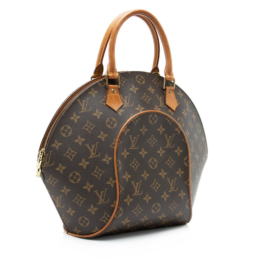 Louis Vuitton Vintage Monogram Canvas Ellipse MM Satchel (SHF-23167)
