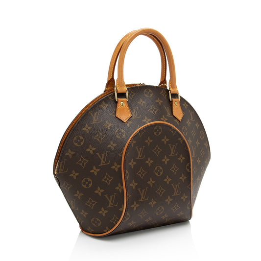 Louis Vuitton Vintage Monogram Canvas Ellipse MM Satchel (SHF-D0yLbR)
