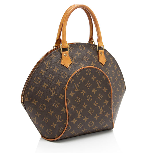 Louis Vuitton Vintage Monogram Canvas Ellipse MM Satchel (SHF-Q5YnDH)