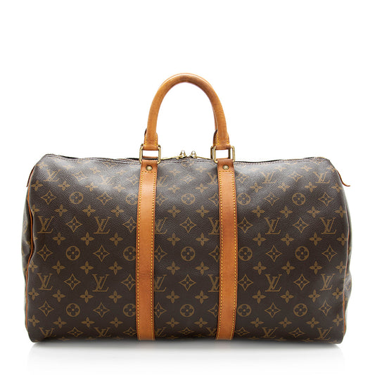Louis Vuitton Vintage Monogram Canvas Keepall 45 Duffel Bag -  (SHF-19385)